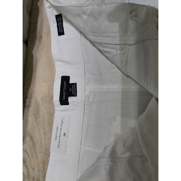 NwT Arden Wide Leg Jeans Brilliant White size 28" waist - Picture 7 of 10